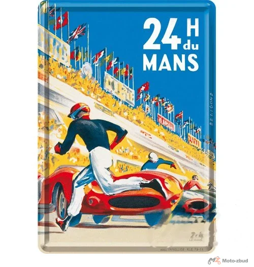 Pocztówka 14 × 10 cm 24H le mans 10338