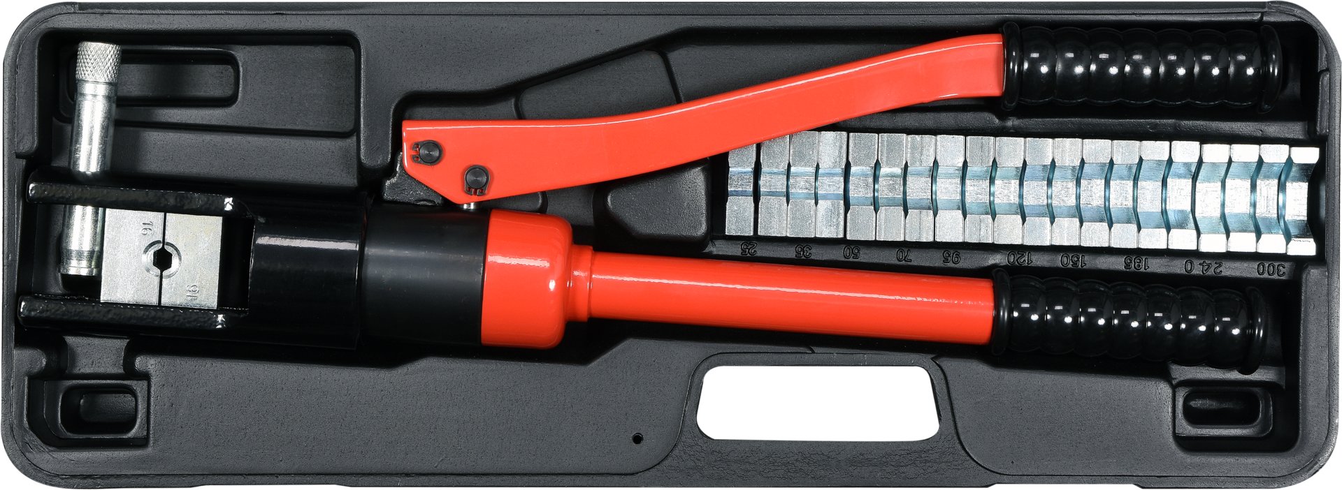 Szczypce do zaciskania końcówek na przewodach elektrycznych / końcówek lin / 16-300 mm² YATO YT-22862 — ujęcie 2