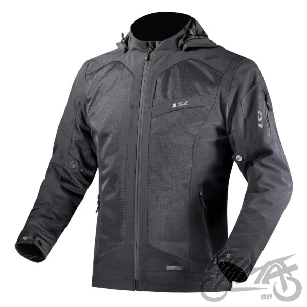 Kurtka motocyklowa LS2 Bolton Air damska — czarny — rozmiar 4XL — ujęcie 1