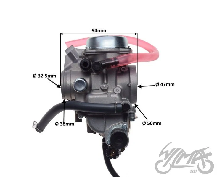 Gaźnik do Kawasaki KLF 400 Bayou, 1996–1999 — AY56769 — ujęcie 2