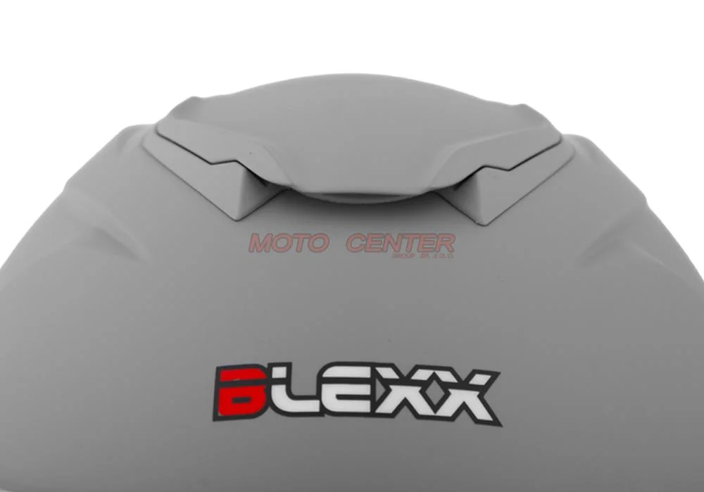 Kask motocyklowy otwarty z blendą BLEXX OF-835 grey mat XS Homologacja ECE R22.06 — ujęcie 5