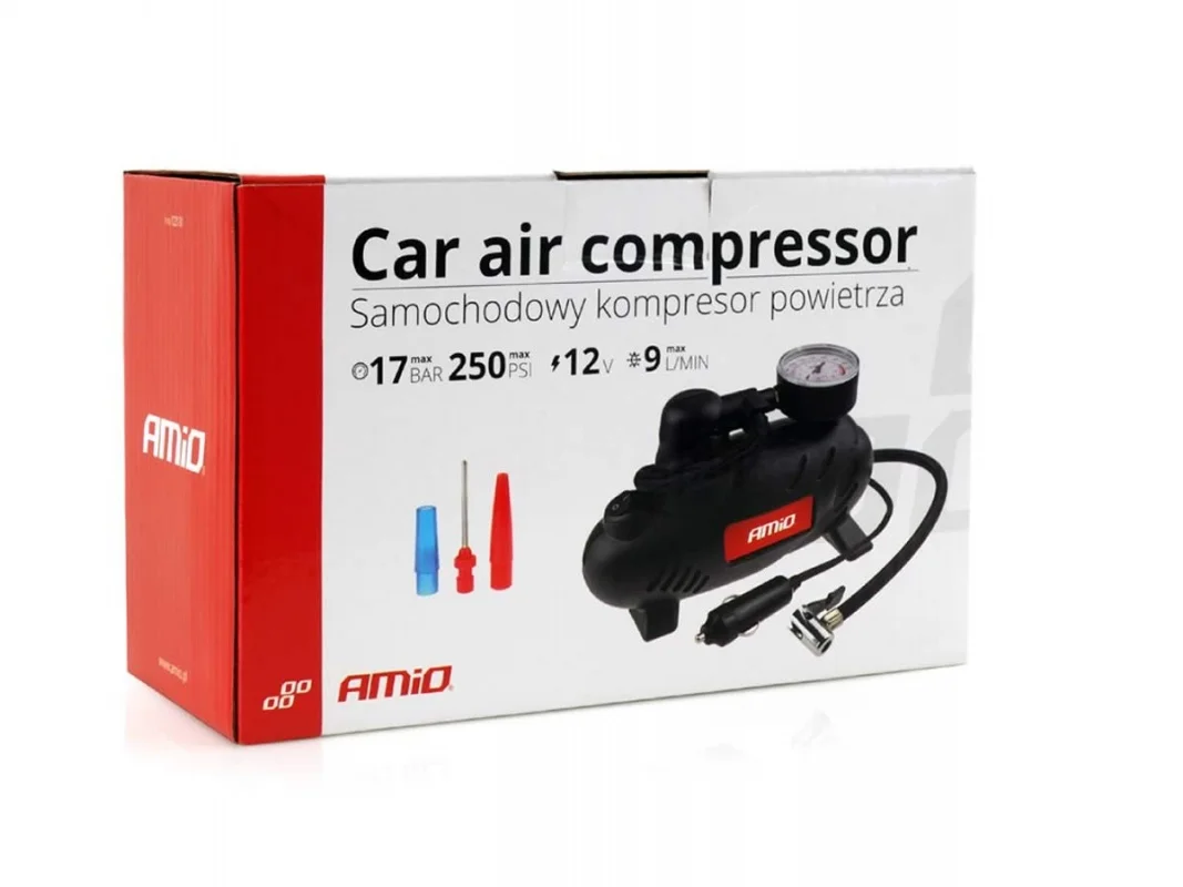 Kompresor samochodowy mini 12V ACOMP-07 — ujęcie 2
