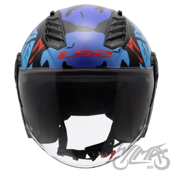 Kask LS2 OF616 Airflow II zombie II bl.r. Blue — rozmiar S — ujęcie 3