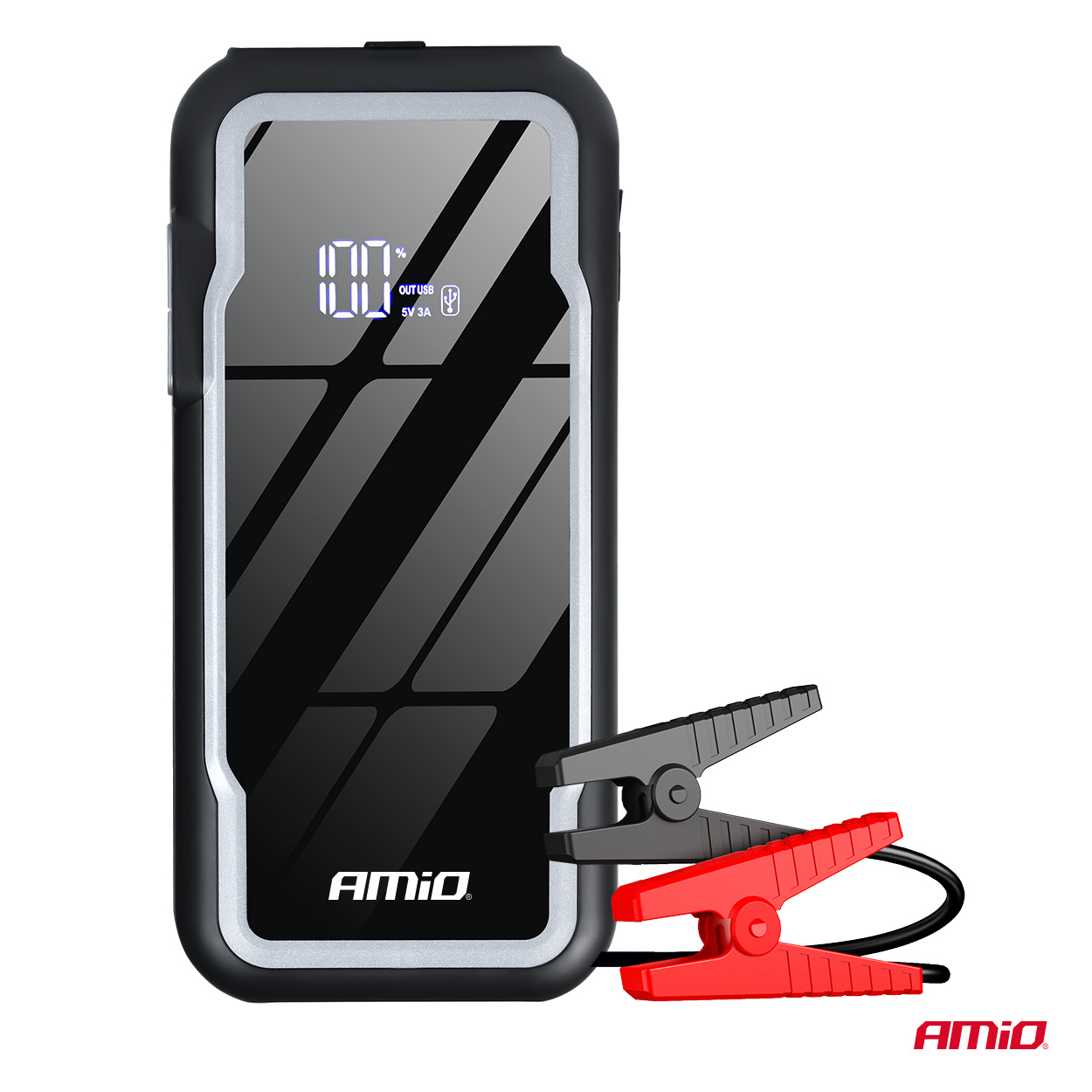 Urządzenie rozruchowe 3w1 booster powerbank latarka LED 12 V 12 Ah 1600A — ujęcie 5