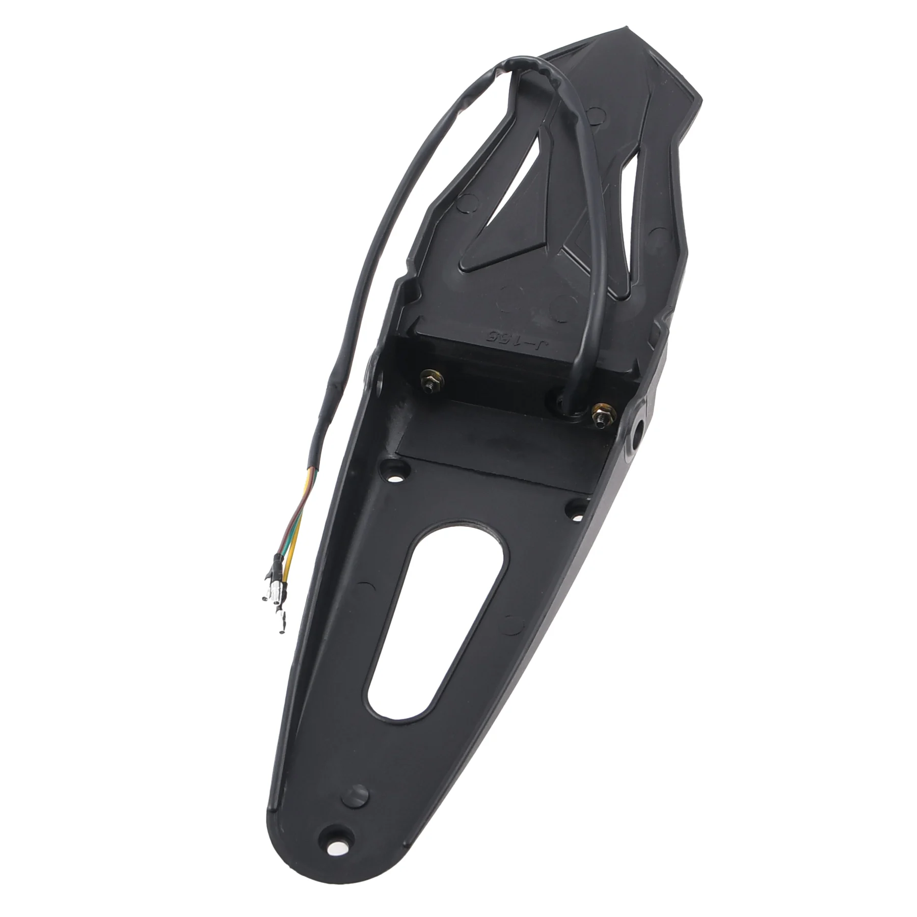 Uchwyt tablicy rejestracyjnej czarny + czerwona lampa LED V3 Racing Force — ujęcie 2