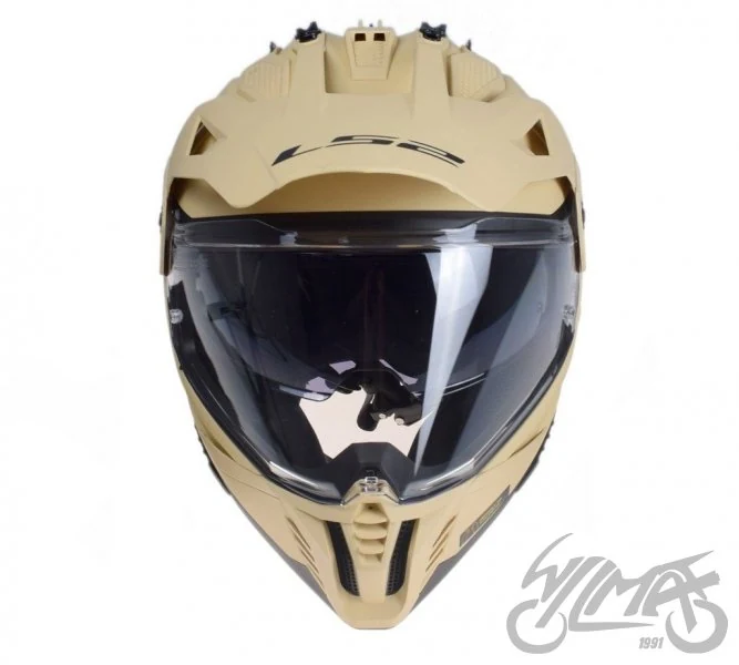 Kask adventure LS2 MX702 Pioneer II Solid Matt Desert — XL — ujęcie 3