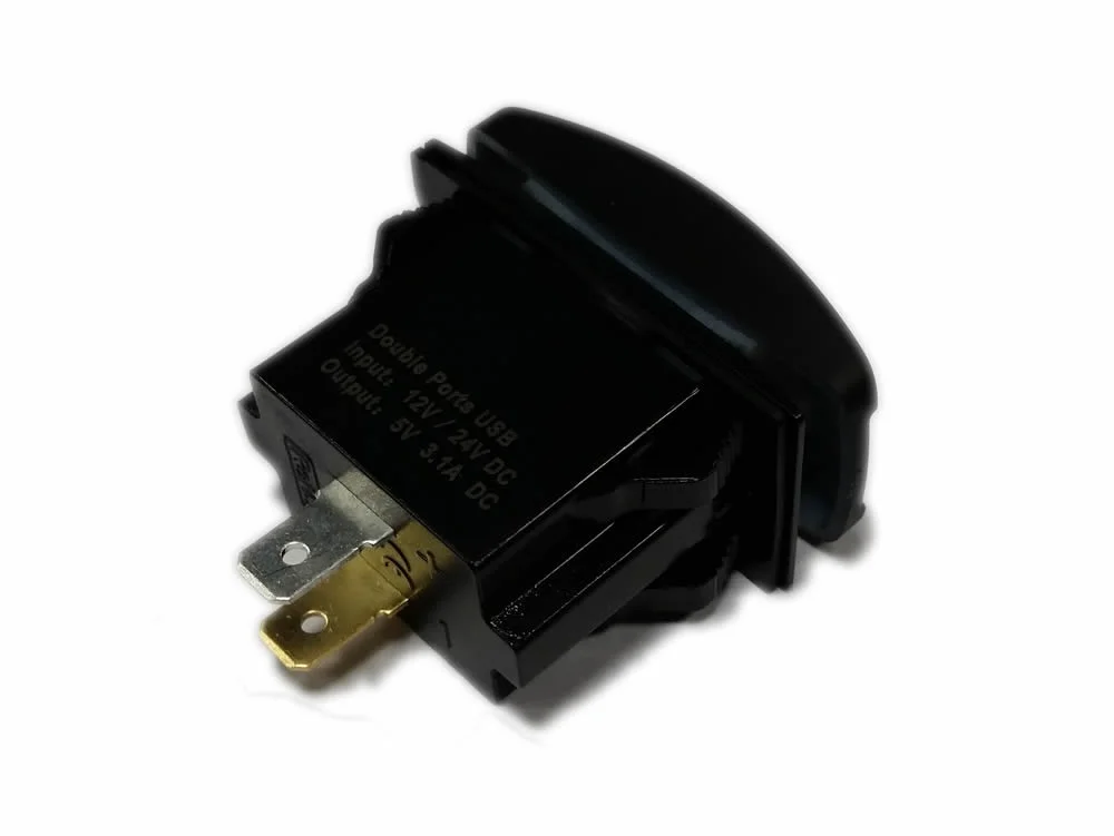 Ładowarka samochodowa 12/24V 2xUSB 2100mA+1000mA AXEL — ujęcie 3