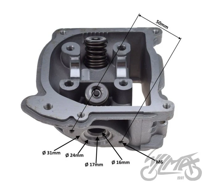 Głowica cylindra 50 cm³ 4T komplet EURO 4 — ujęcie 4