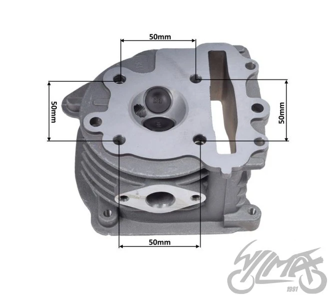Głowica cylindra 50 cm³ 4T komplet EURO 4 — ujęcie 2