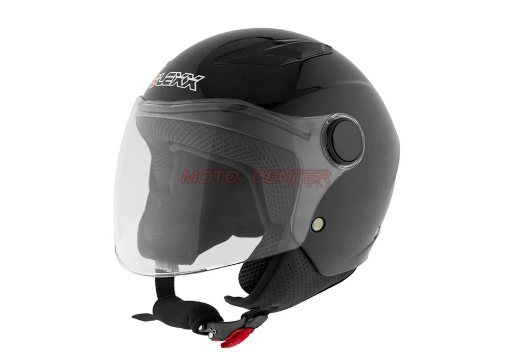 Kask motocyklowy otwarty dziecięcy BLEXX YA-215 czarny L ECER22.06 — ujęcie 1