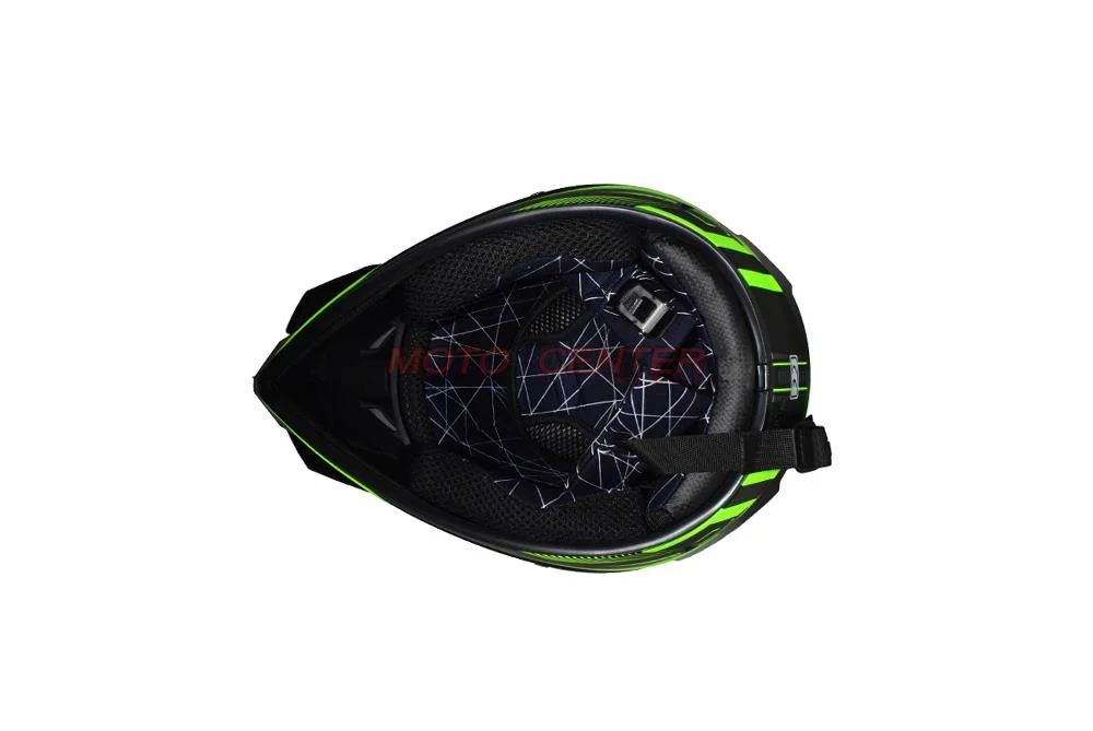 Kask crossowy MPX WL-905 czarny mat/żółty S — ujęcie 6