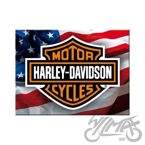 Magnes Harley-Davidson usa logo 14226 — ujęcie 1
