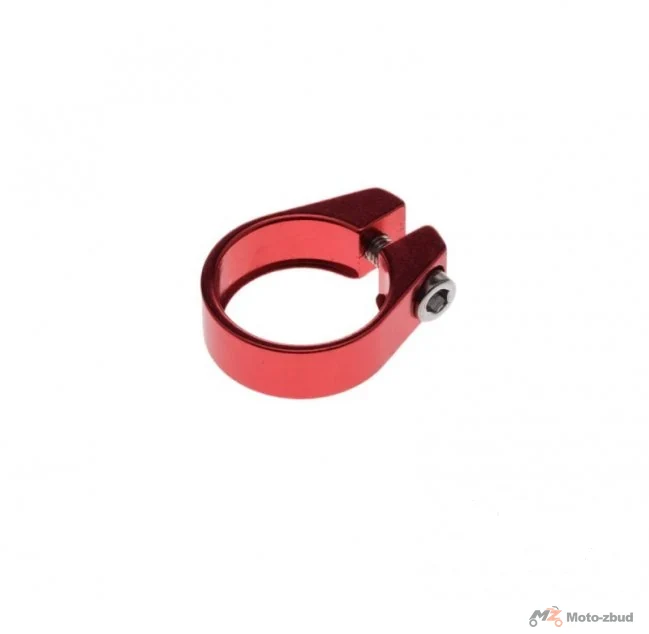 Obejma sztycy 31,8 mm — czerwony, na imbus