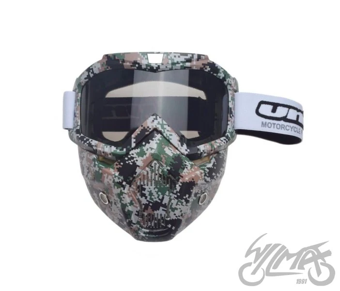 Gogle z maską szyba ciemna model NO.02 655 Unit — ujęcie 2