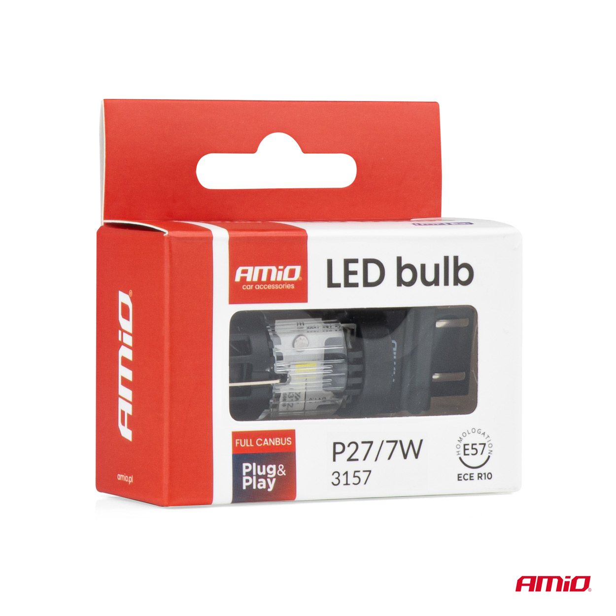 Żarówka LED LumiTec 3157 P27/7W 12 V FULL CANBUS biała 1 szt. — ujęcie 5