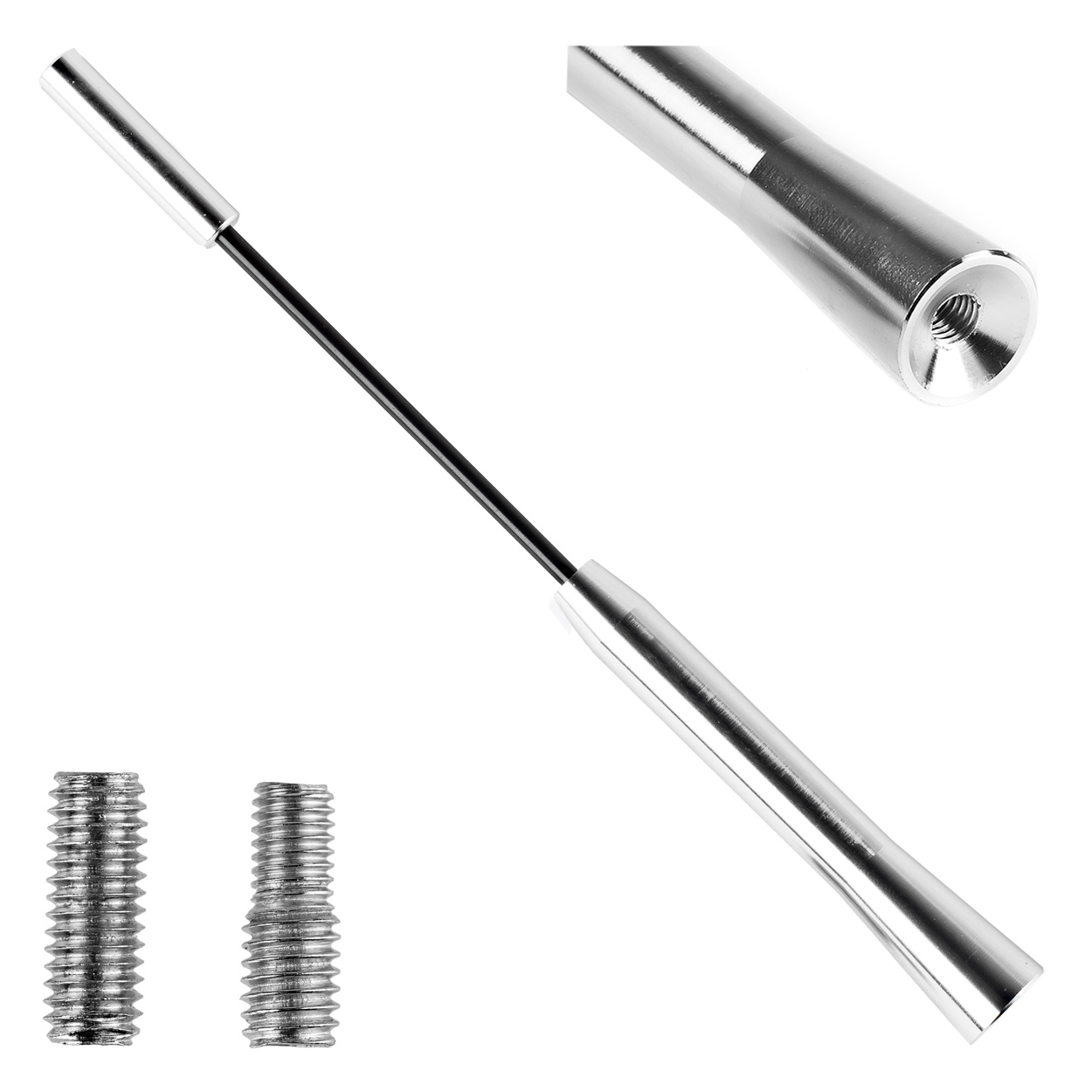 Antena samochodowa maszt anteny 20 cm 5/6mm adapter ANTM05