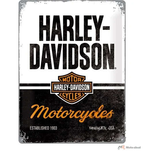 Tablica plakat 30X40 Harley-Davidson motor 23266