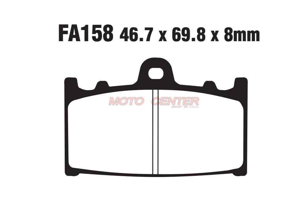 Klocki hamulcowe EBC FA158