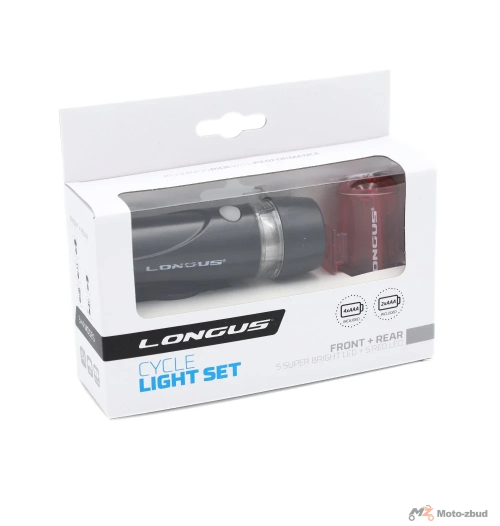 Lampy oświetlenie kompletne przód+tył diodowe 3 i 4 funkcyjne Longus — ujęcie 3