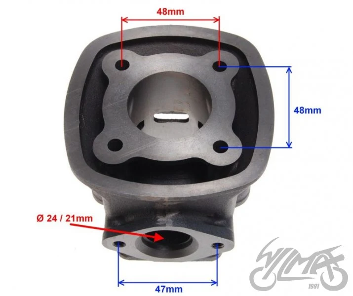 Cylinder do Piaggio LC 50 40,00 — AY3406 — ujęcie 2