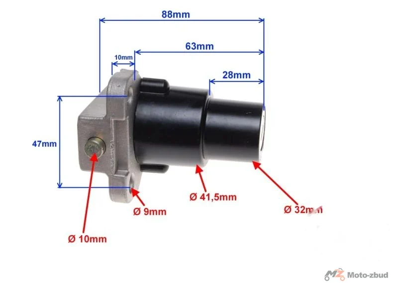 Stacyjka do Neken Shaft Street z korkiem paliwa — Zipp Neken / Benzer Shaft — ujęcie 2