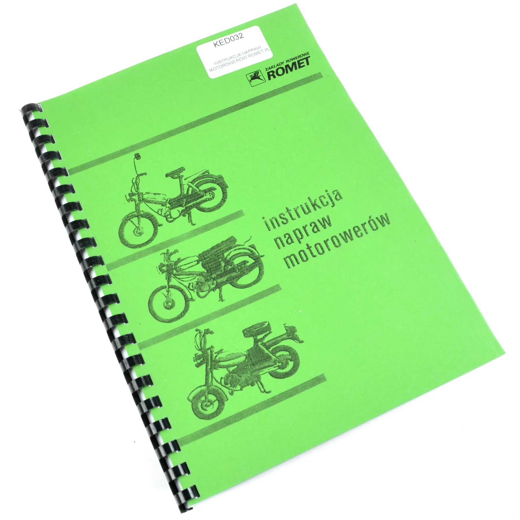 Instrukcja napraw motorowerów Romet PL — ujęcie 1