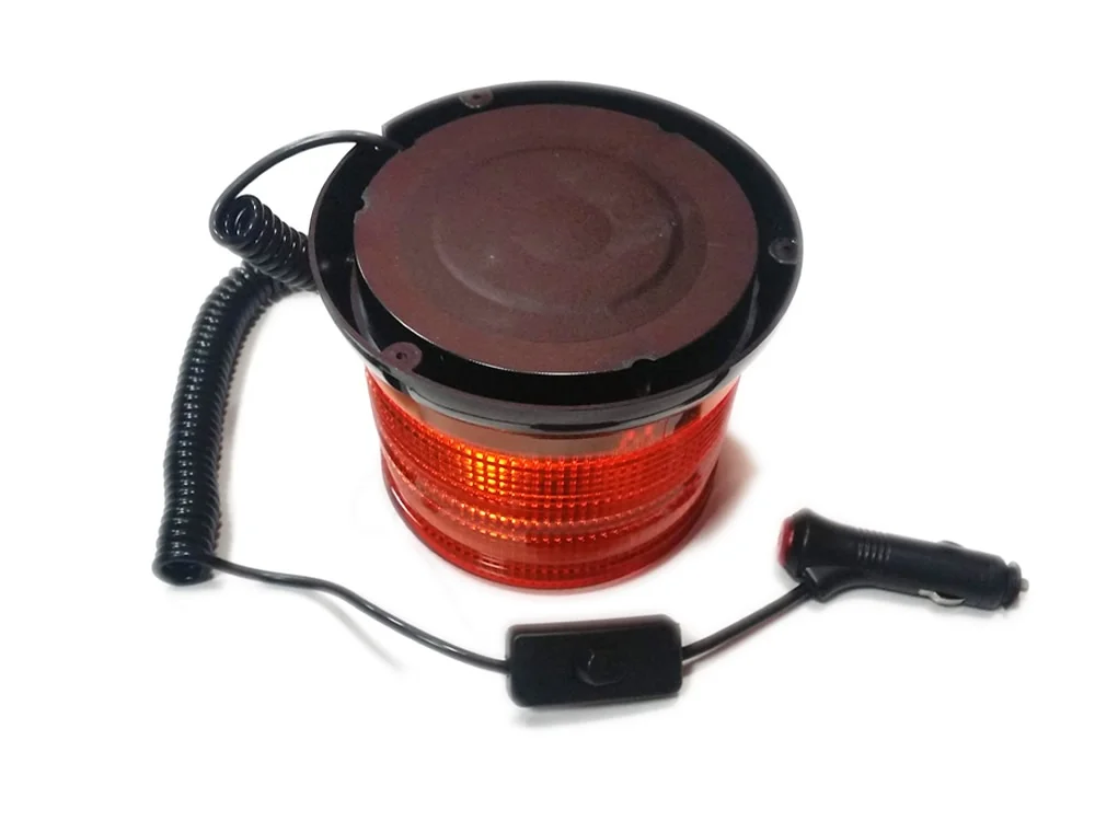 Lampa ostrzegawcza 12/24V pomarańczowa 40 LED E-MARK — ujęcie 4