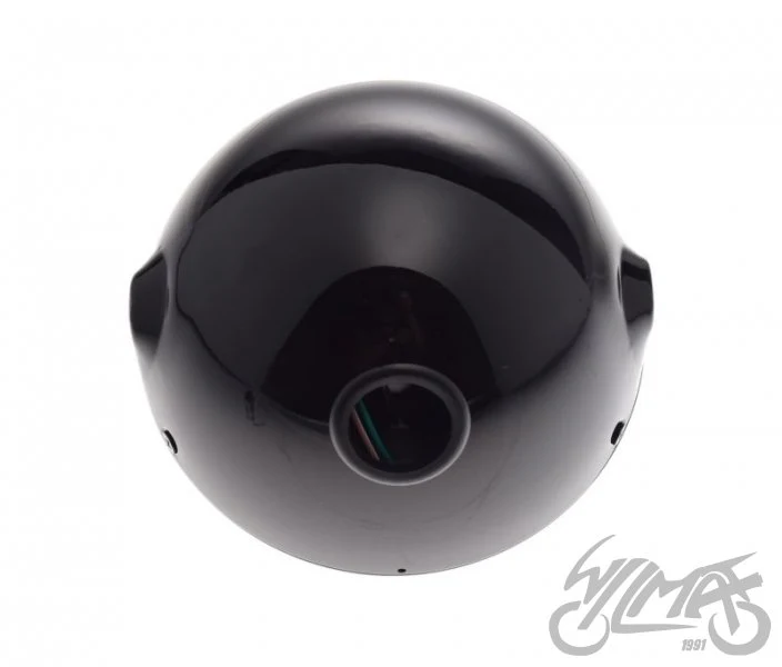 Czarna lampa H4 P43T z czarną ramką, połysk — AW24383 — ujęcie 3