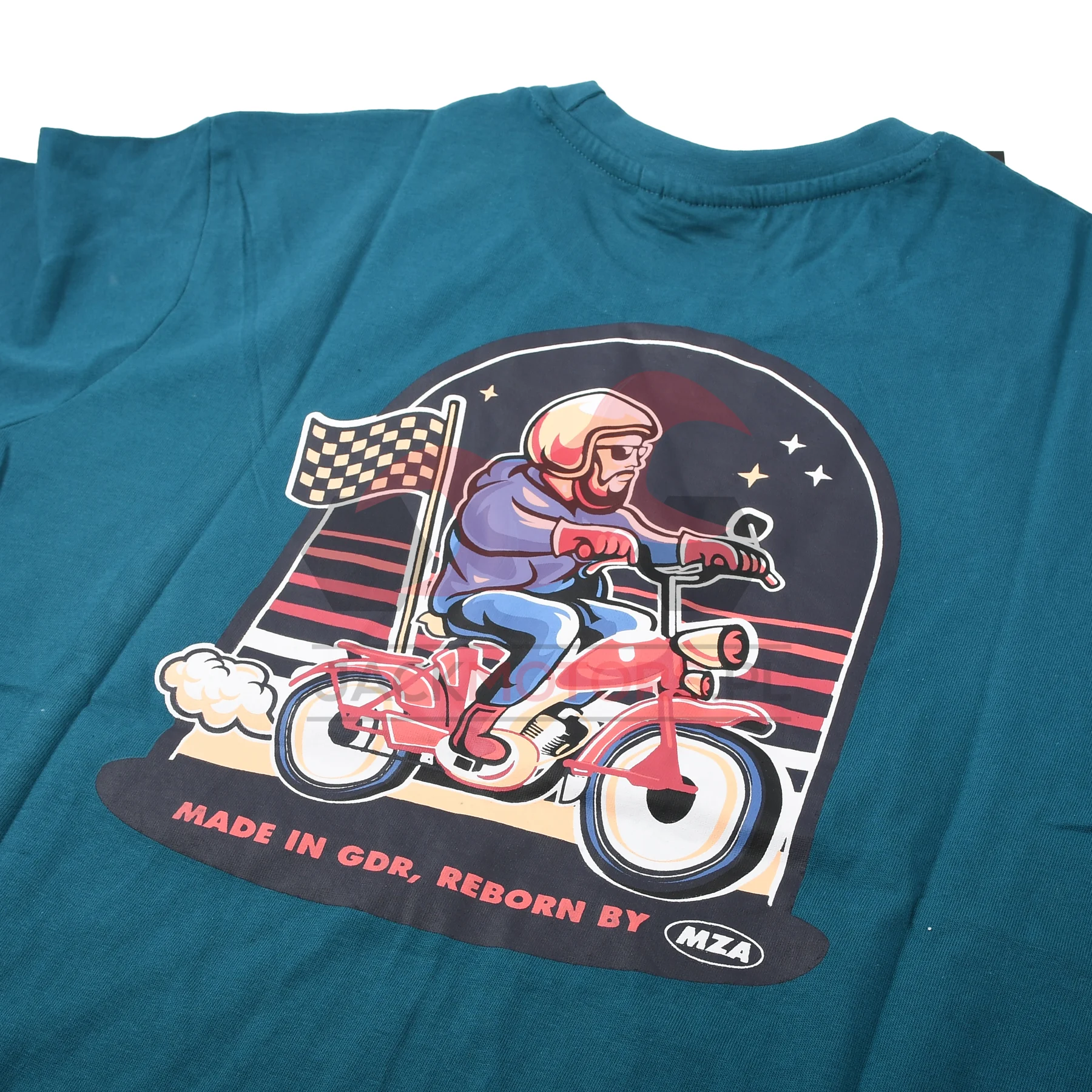 Koszulka t-shirt Simson lifestyle fahrer comic niebieska rozmiar xl MZA — ujęcie 2