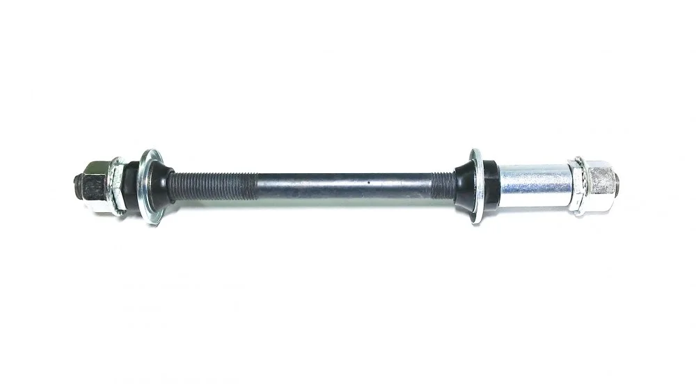 Oś rowerowa tylnego koła na wolnobieg 3/8" 175 mm czarna