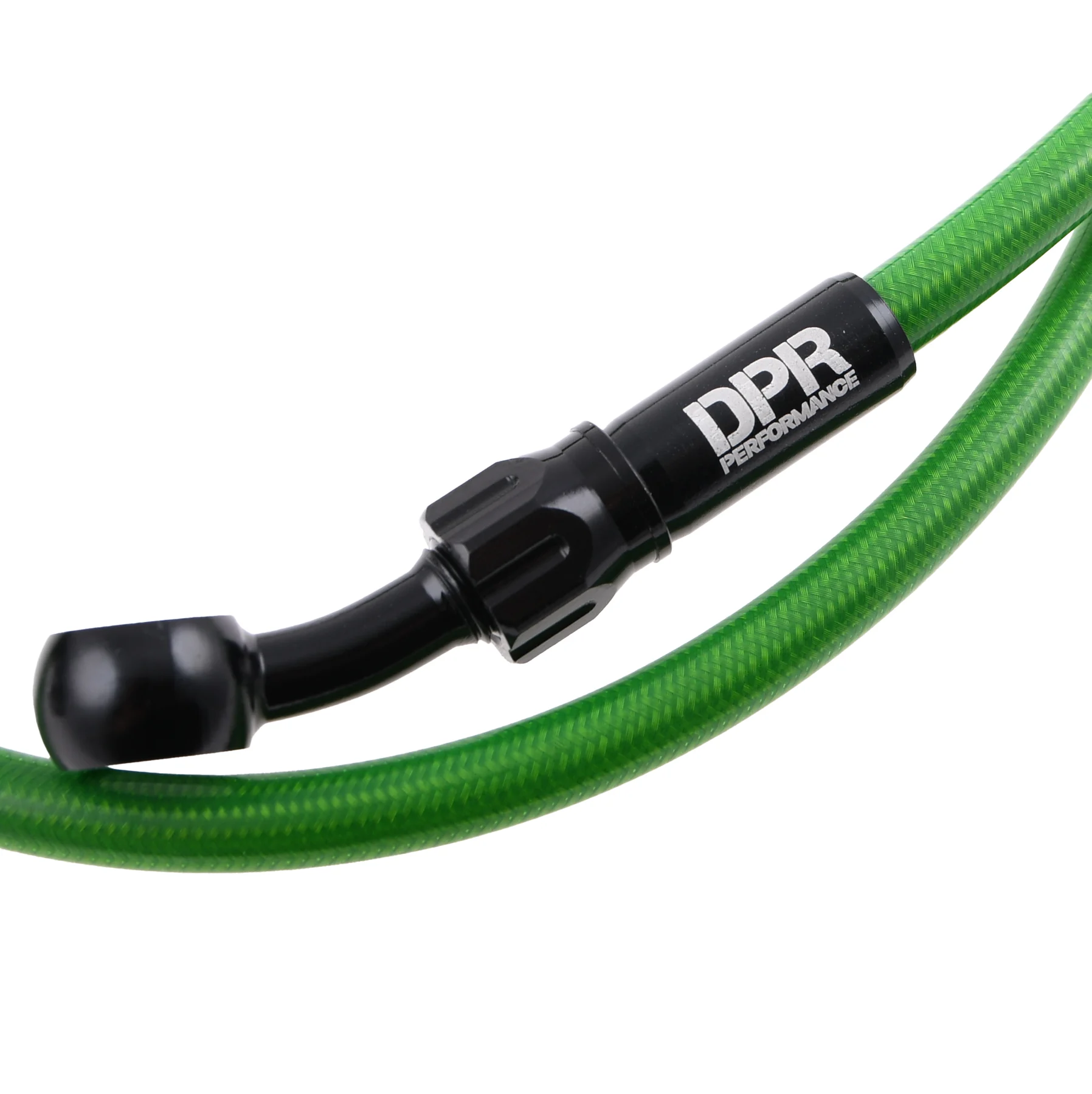 Przewód hamulcowy w oplocie 90 cm zielony V2 DPR Performance — ujęcie 1
