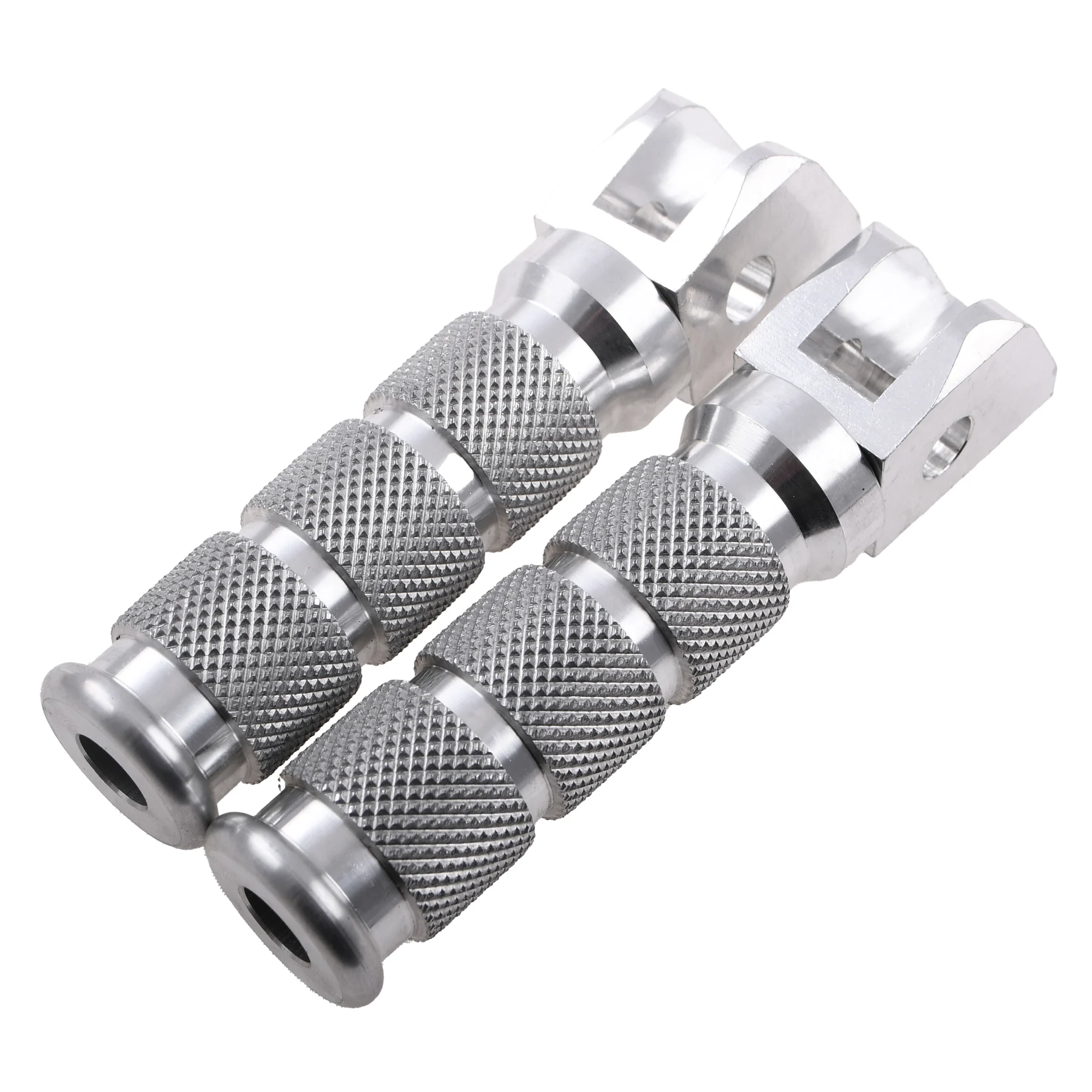 Podnóżki kierowcy Derbi Senda aluminium srebrne kpl. Racing Force — ujęcie 1