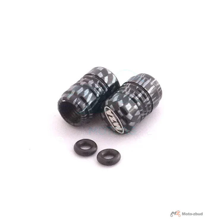 Nakrętka wentyla aluminium MZA carbon 2szt