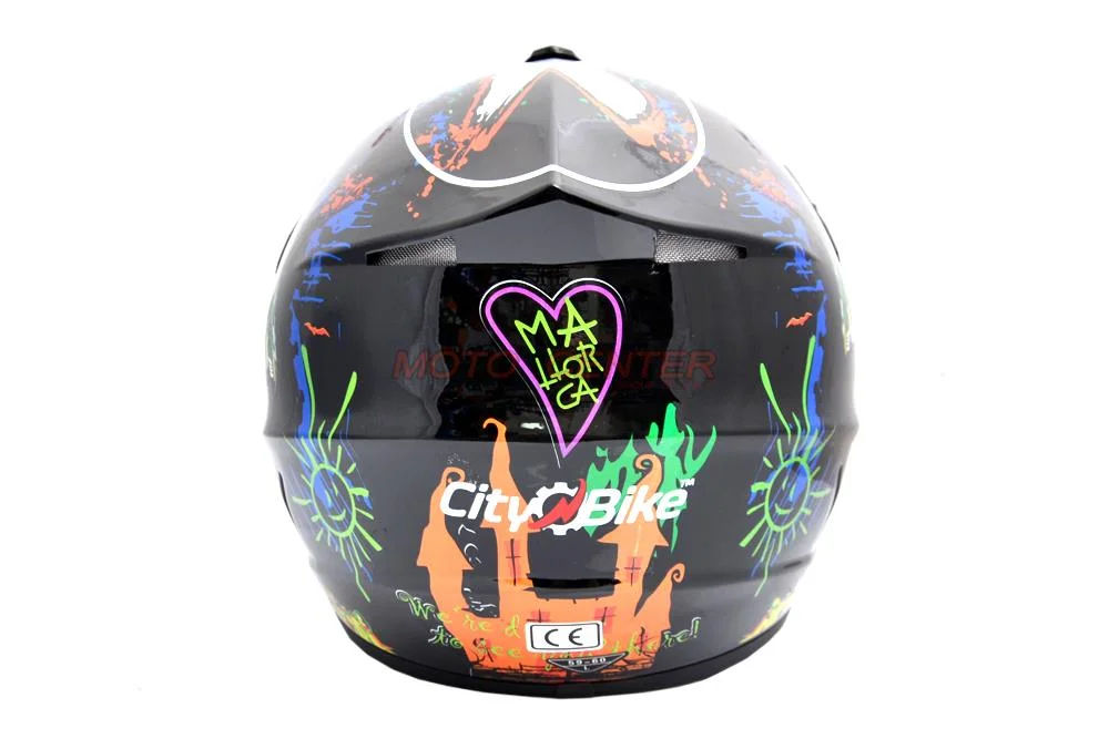 Kask crossowy City-Bike WL-905 Monster czarny L — ujęcie 3