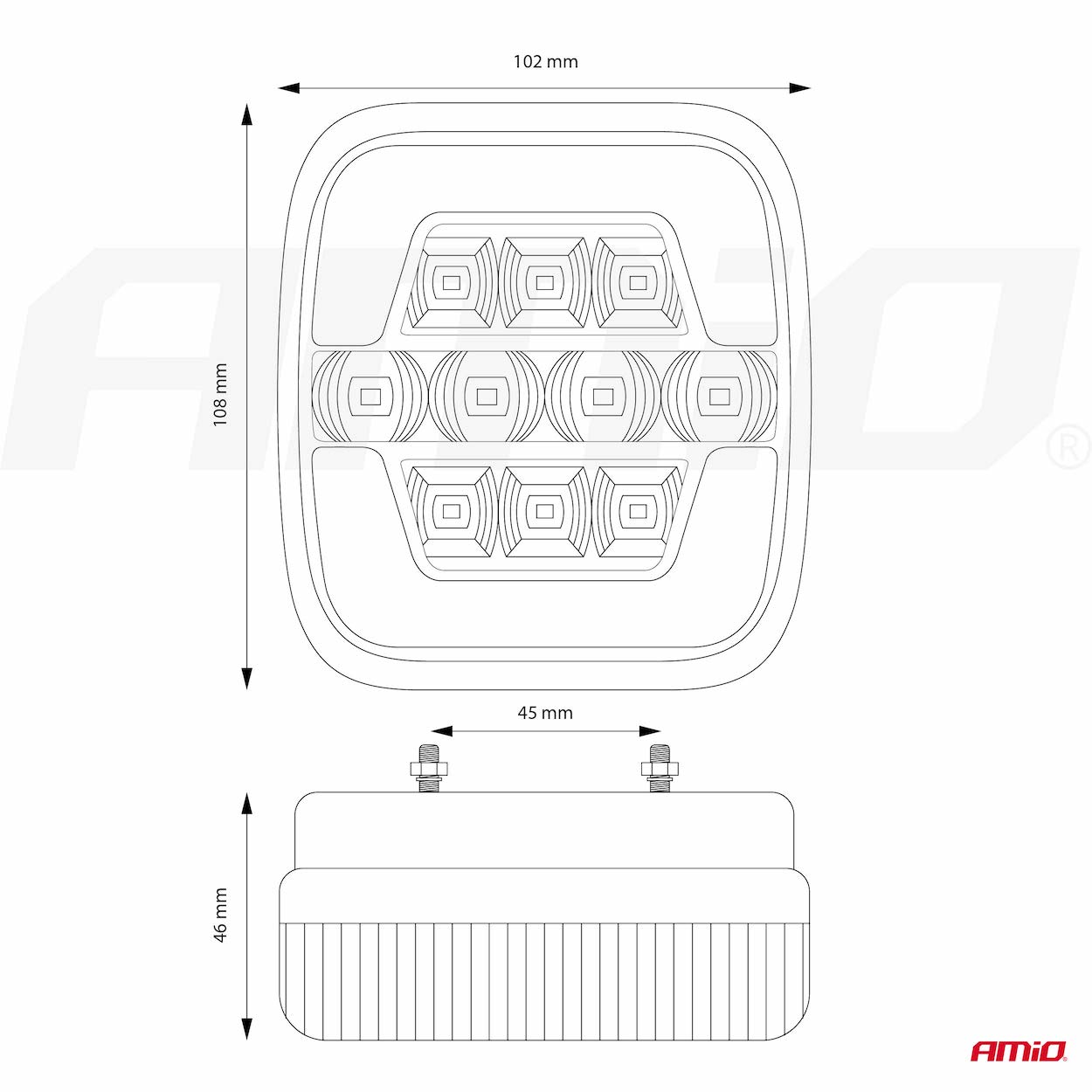 Lampa tylna zespolona LED RCL-05-LR lewa prawa — ujęcie 13