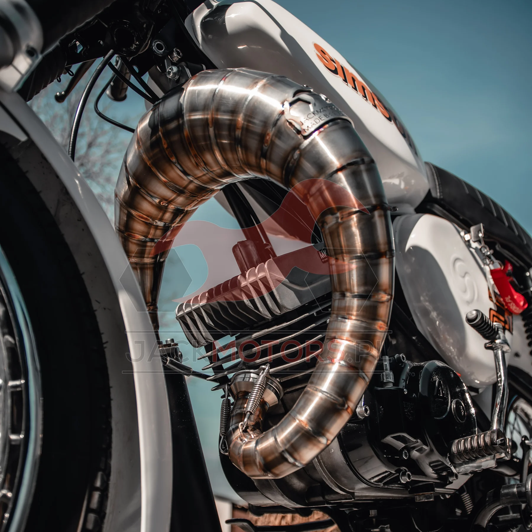 Tłumik Platek Racing Simson S60-85 cm³ cross racing JMP · carbon Evo (VM7445) — ujęcie 4