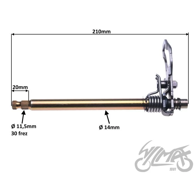 Wałek zmiany biegów do Kayo K5 300 Enduro — ujęcie 2