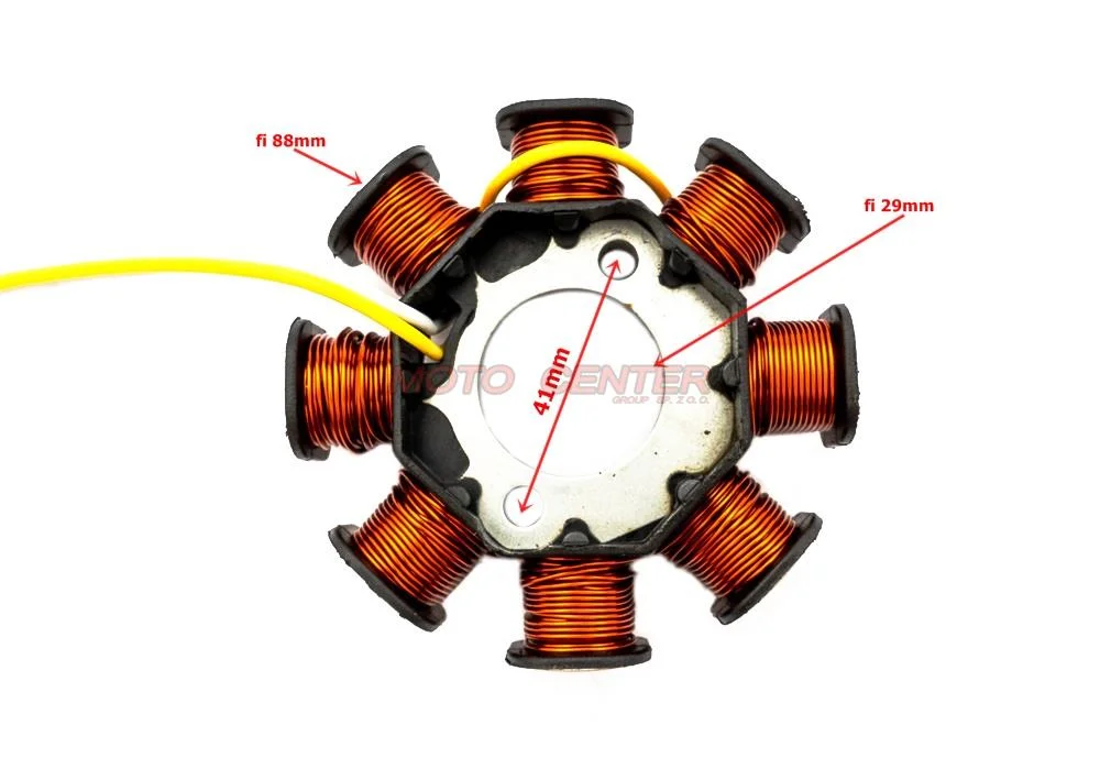Stator Kymco 2T 8 cewek — ujęcie 2