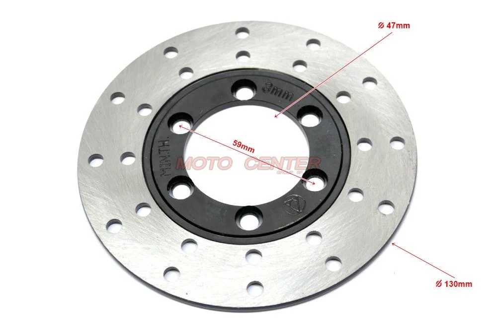 Tarcza hamulcowa przód 130 mm 200 cm³ Quad ATV Bashan 6 otworów — ujęcie 2
