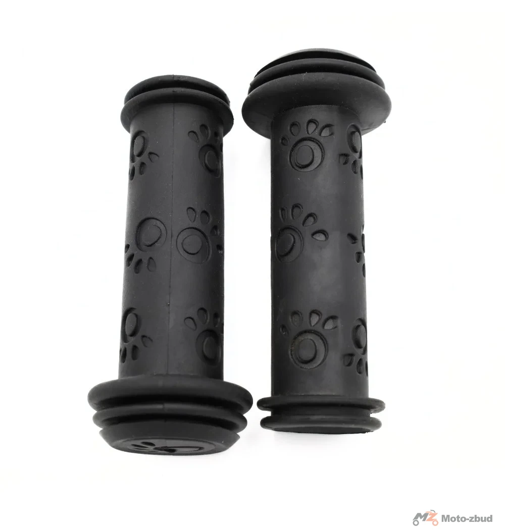 Chwyt kier. gumowy dziecięcy czarny (105 mm+105 mm)