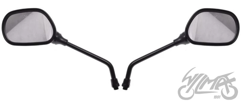 Lusterka MP101 owalne czarne — M10 × 1,25, para — ujęcie 2