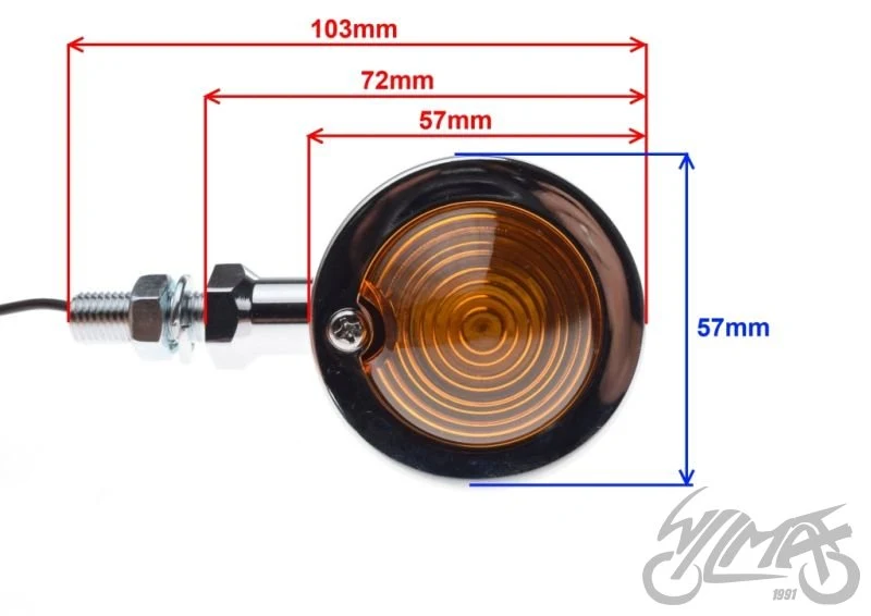 Kierunkowskaz do Harley na wsporniku, BA15S 12 V 10 W — AL6026 — ujęcie 2