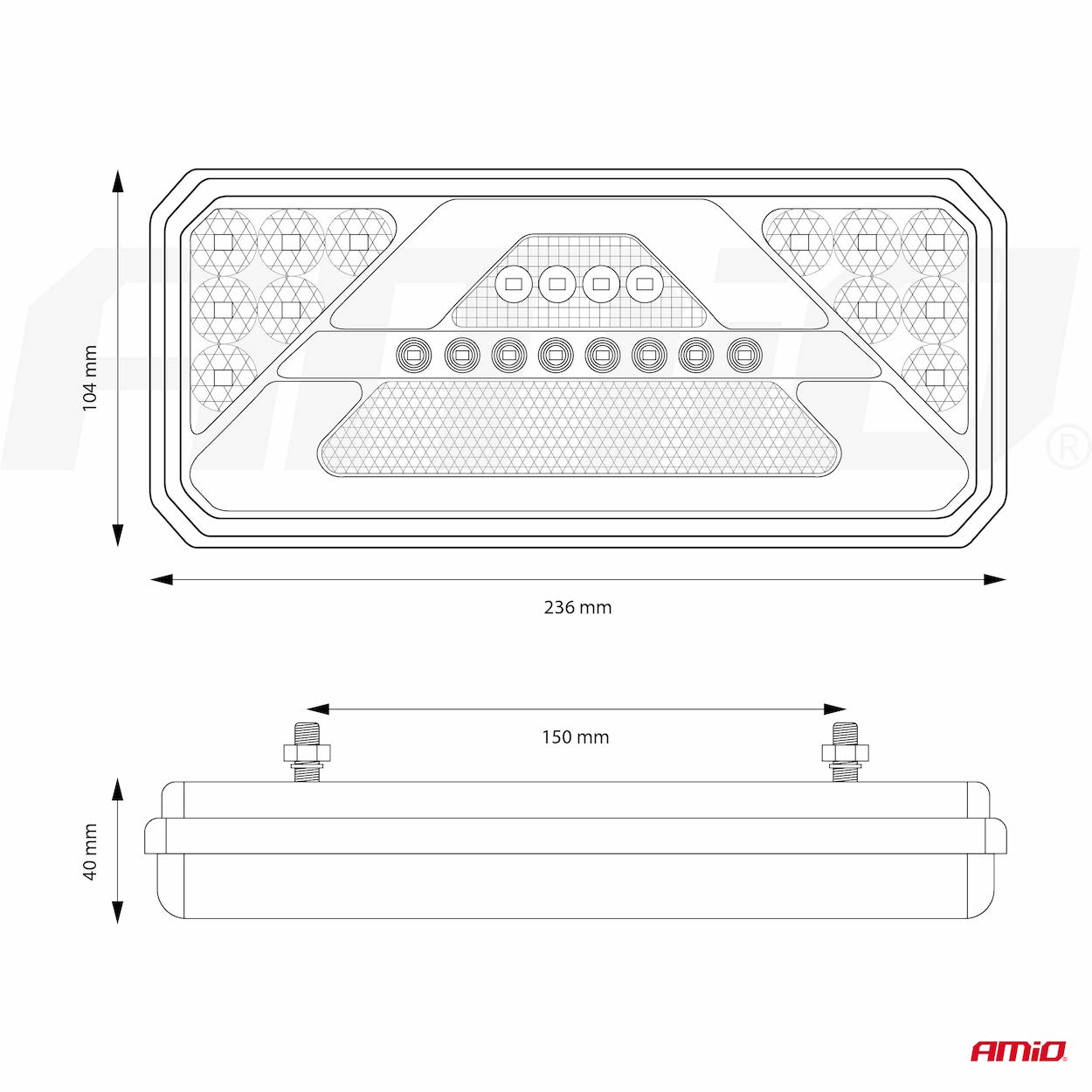 Lampa tylna zespolona LED RCL-02-L dynamiczna lewa — ujęcie 13