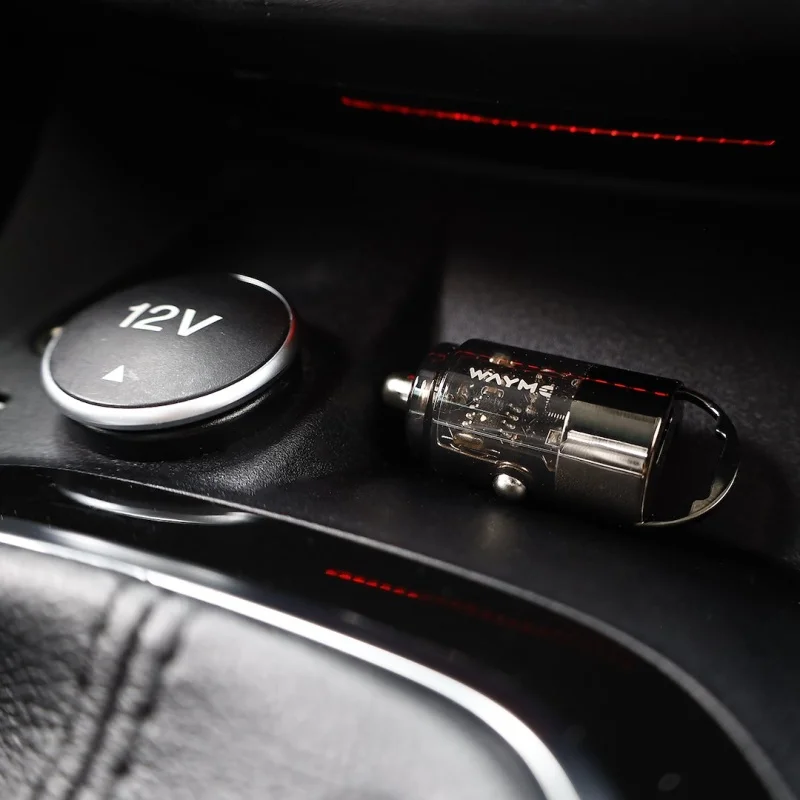WAYME Ładowarka 12/24V USB 18W + USB-C PD 30W nano z pierścieniem — ujęcie 4