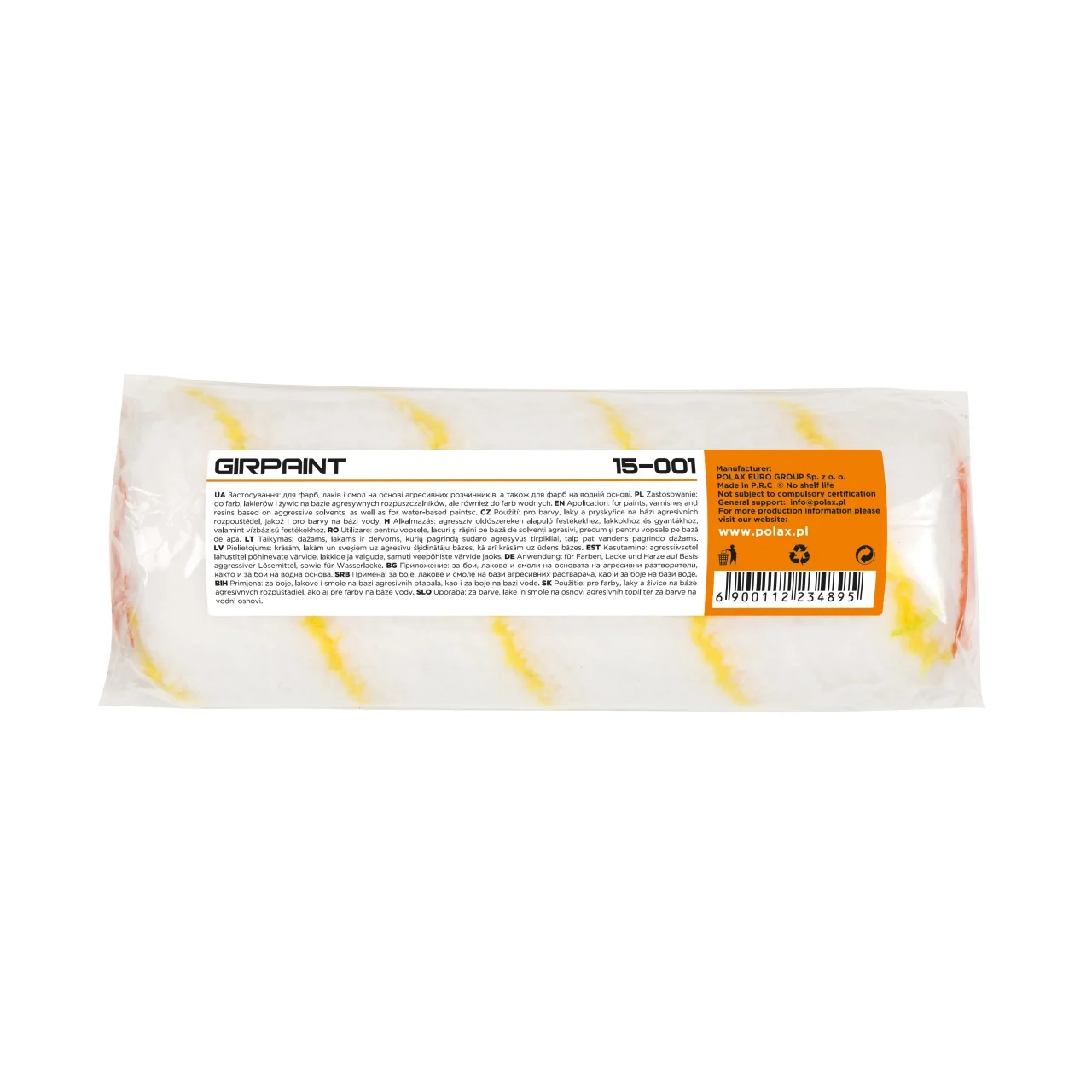 Wałek malarski GIRPAINT (zapas) Złota nić 18 cm Polax — ujęcie 4