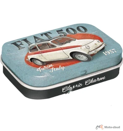 Miętówki Nostalgic-Art Mintbox — FIAT 500 TURIN ITALY — 4 × 15 g