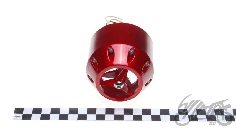 Filtr powietrza 32 mm, z obudową LED, wariant czerwony — AF96132 — ujęcie 2
