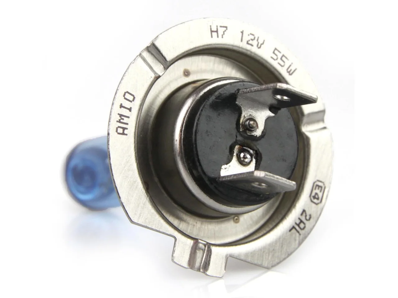 Żarówka H7 12V 55W Amio Super White filtr UV (1szt.) — ujęcie 3