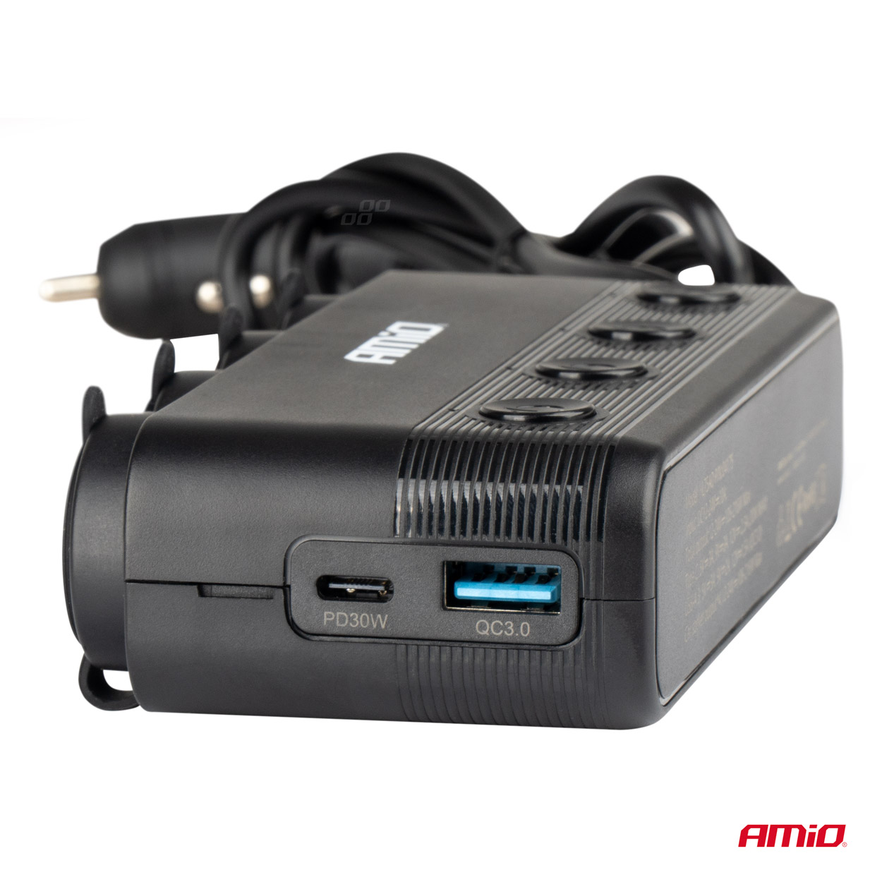 Rozdzielacz rozgałęźnik gniazda zapalniczki PD30W QC3.0 12/24V max 216 W — ujęcie 4