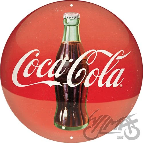 Plakat okrągły 35 cm Coca-Cola 25107 — ujęcie 1